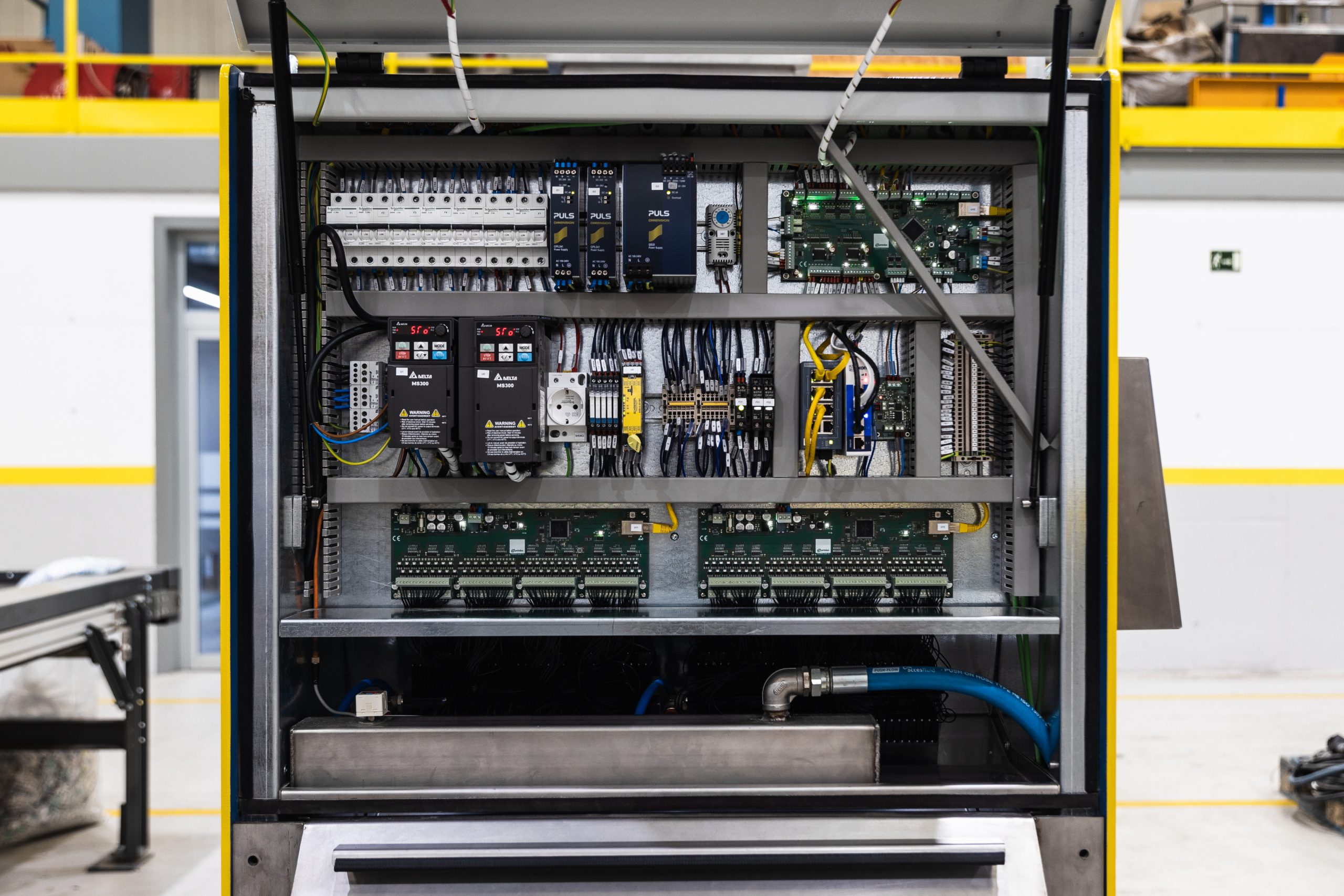 PICVISA flow analyzer dashboard for recycling plants