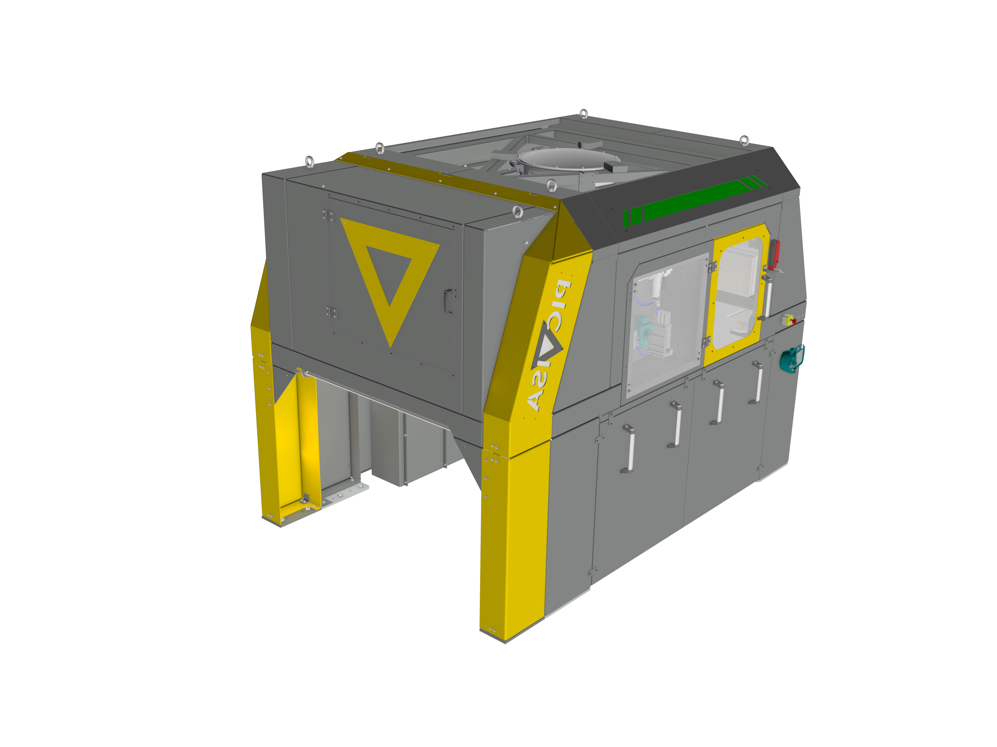 ECOPICK robotic arm sorting recyclable materials